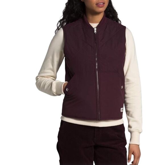 THE NORTH FACE Reversible Sherpa Lined Vest Women M/L Gorpcore Outdoor Everyday - Picture 16 of 16